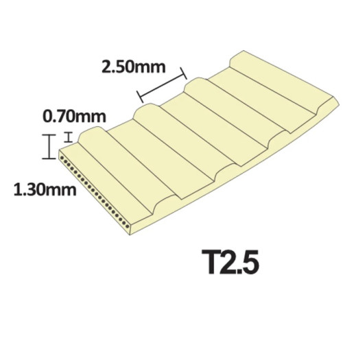 T2.5-305-10 Polyurethane Timing Belt