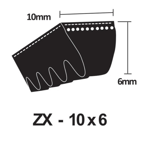ZX35.5 Cogged V Belt