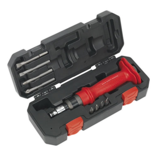 AK2084 - 10pc Heavy-Duty Impact Driver Set with Protection Grip