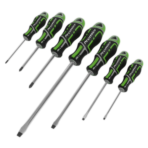 AK4325HV - 7pc GripMAX® Screwdriver Set - Hi-Vis Green