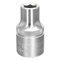 S1209 - 9mm 1/2"Sq Drive WallDrive Socket S1209 - 9mm 1/2"Sq Drive WallDrive Socket