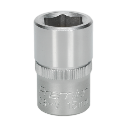 S1215 - 15mm 1/2"Sq Drive WallDrive Socket S1215 - 15mm 1/2"Sq Drive WallDrive Socket