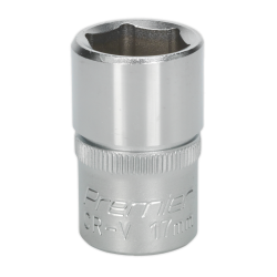S1217 - 17mm 1/2"Sq Drive WallDrive Socket
