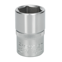 S1218 - 18mm 1/2"Sq Drive WallDrive Socket S1218 - 18mm 1/2"Sq Drive WallDrive Socket