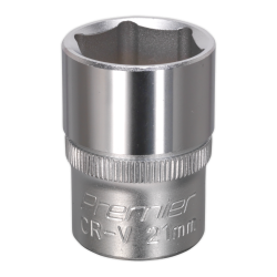 S1221 - 21mm 1/2"Sq Drive WallDrive Socket S1221 - 21mm 1/2"Sq Drive WallDrive Socket