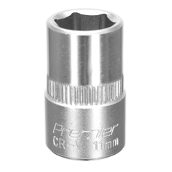 S3811 - 11mm 3/8"Sq Drive WallDrive Socket