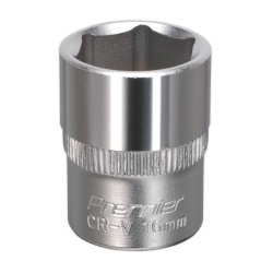 S3816 - 16mm 3/8"Sq Drive WallDrive Socket