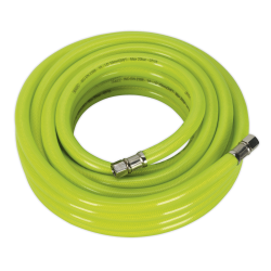AHFC1038 - 10m x 10mm High-Visibility Air Hose with 1/4"BSP Unions