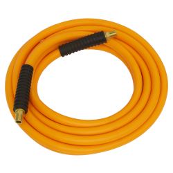 AHHC10 - 10m x 8mm High-Visibility Hybrid Air Hose with 1/4"BSP Unions