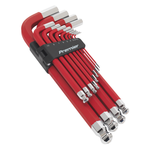 AK7187 - 13pc Anti-Slip Jumbo Ball-End Hex Key Set