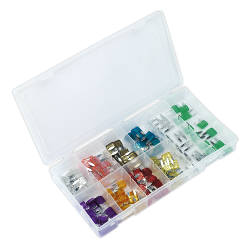 BCF100 - 100pc Automotive MINI Blade Fuse Assortment