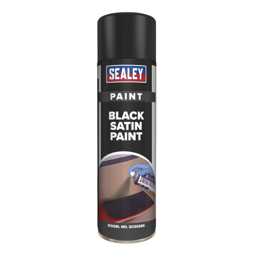 SCS028S - 500ml Black Satin Paint SCS028S - 500ml Black Satin Paint