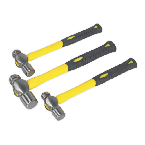AK2031 - 3pc Ball Pein Hammer Set with Fibreglass Shafts