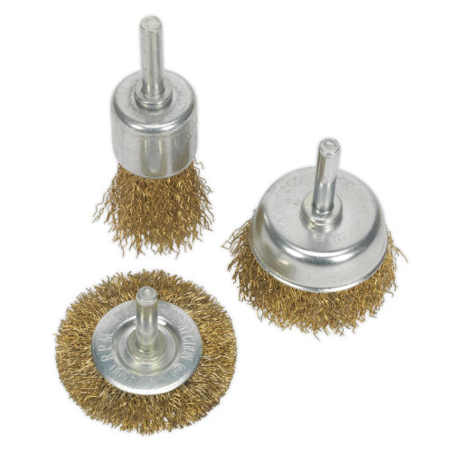 BWBS03 - 3pc Crimped Wire Brush Set