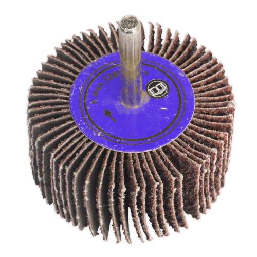 FW502580 - 50 x 25mm Abrasive Flap Wheel 6mm Shaft 80Grit