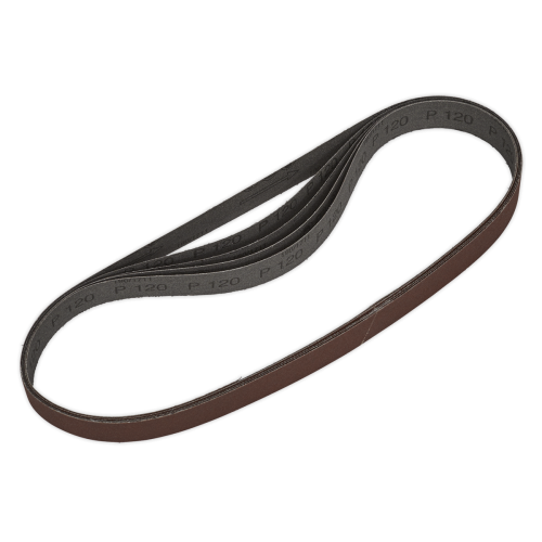SB0019 - 120Grit 25 x 762mm Sanding Belt - Pack of 5