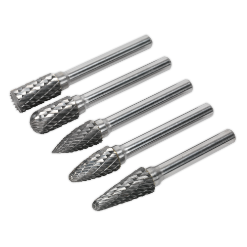 SDBK5 - 5pc Tungsten Carbide Rotary Burr Set