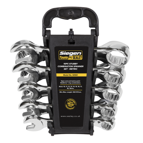 S0561 - 10pc Stubby Combination Spanner Set